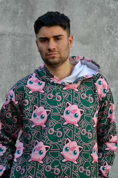Buzo sublimado pokemon jigglypuff (985) - comprar online
