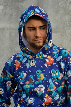 Buzo sublimado pokemon tipo agua (040) - comprar online