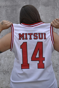Imagen de Camiseta Slam Dunk Mitsui Shohoku Anime Cosplay