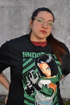 Remera Androide 17 Dragon Ball - comprar online