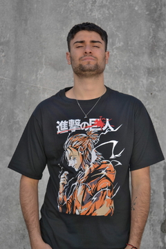 Remera Attack On Titan Snk Eren Anime