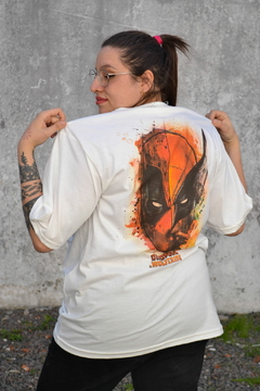 Remera deadpool y wolverine doble estampa
