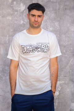 Remera Dragon Ball doble estampa modelo 2