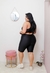 BERMUDA 4D PLUS SIZE DISFARÇA CELULITE PRETA - comprar online