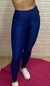 CALÇA LEGGING CANELADA PREMIUM AZUL MARINHO - comprar online