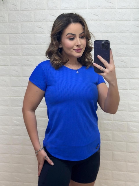CAMISETA POLIAMIDA PARA TREINAR AZUL BIC - comprar online