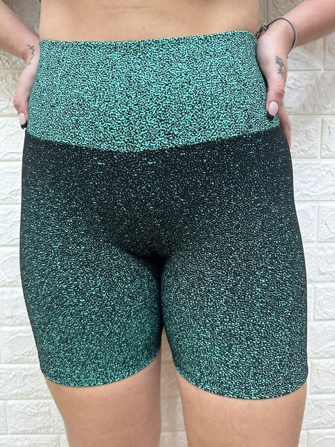 SHORTS DEGRADÊ VERDE
