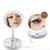 Espelho Maquiagem LED Dupla Face 10x Aumento Lupa Portátil Porta Make - Autocuidado Bem-Estar Make Praticidades Presentes Natal Eletrônicos, For Youx Loja Online