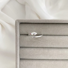 Anel de Prata Cobra Regulável