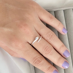 Anel de Prata Cobra Regulável - comprar online