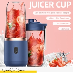 Liquidificador Portátil com 6 lâminas