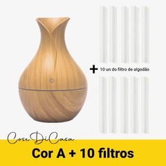 Umidificador Ultrassônico Design Elegante - Aromaterapia