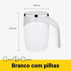 Caneca térmica em aço inox com agitador magnético inteligente - Cose di Casa