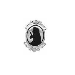 berloque charm Alice no espelho - berloque da nina