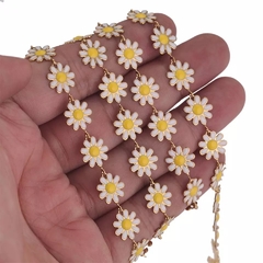 Imagem do colar choker margaridas