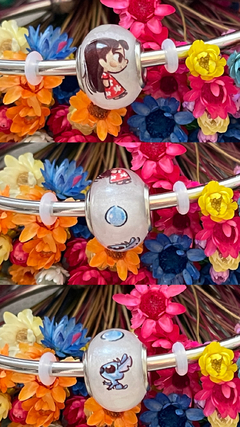 ￼berloque princesas e PET para pulseira Pandora murano - loja online