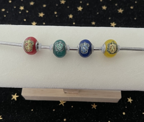 Berloque charm harry potter casas de hogwarts