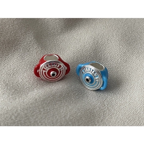 berloque charm panela le creuset esmaltado banhado a prata 925