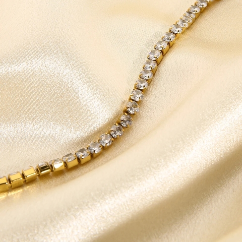 pulseira riviera bracelete zirconias cristais