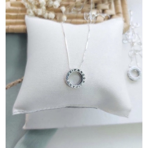 colar Pandora prata de lei 925 pan LEIA O ANUNCIO