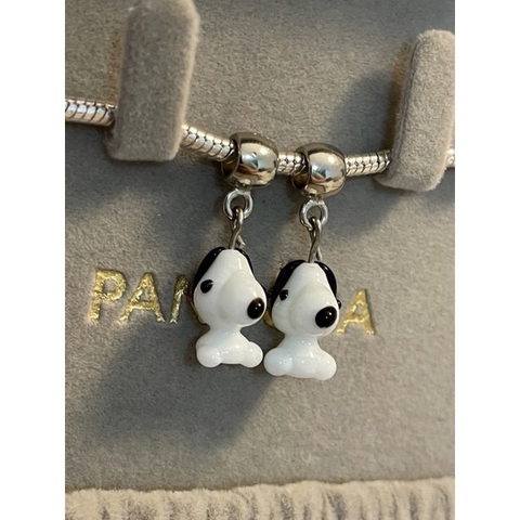 berloque charm Murano Snoopy
