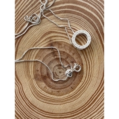 colar Pandora círculo PRATA 925 certificado de garantia - loja online