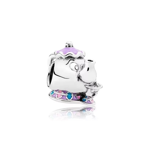 berloque charm madame samovar bela e a fera