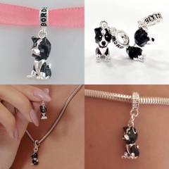 berloque charm Border Collie raça cachorro pet - comprar online