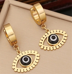 ￼conjunto de colar / brinco / pulseira olho grego