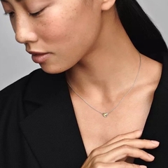 colar de coração pandora pequeno - berloque da nina