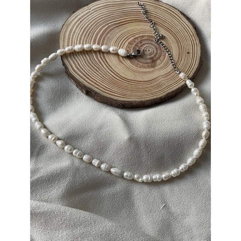 colar de pérolas natural barroca água doce LEIA O ANÚNCIO