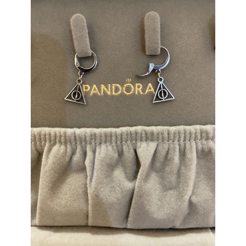 brinco Harry potter relíquias da morte