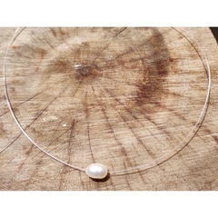 colar perola natural fio de nylon ponto de luz pérola verdadeira LEIA O ANÚNCIO - comprar online