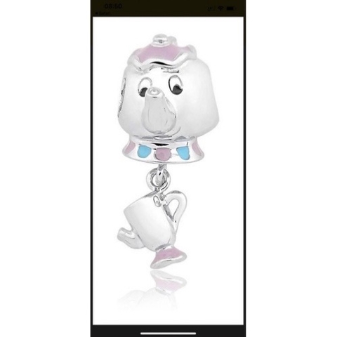 berloque madame samovar e zip ( a bela e a fera)