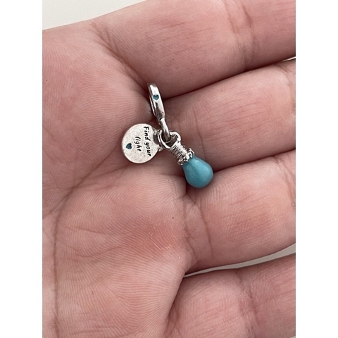 berloque Pandora lâmpada find your light encontre sua luz