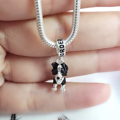 berloque charm Border Collie raça cachorro pet na internet