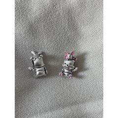 berloque charm ursinho pooh e leitão na internet