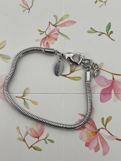 pulseira nina life de berloques berloqueira anti alérgico aço inoxidável - comprar online