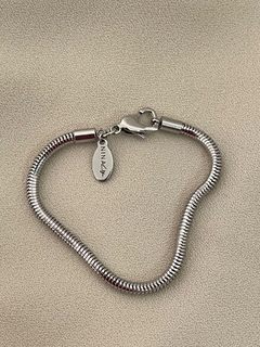 Imagem do pulseira nina life de berloques berloqueira anti alérgico aço inoxidável