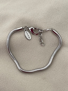 pulseira nina life de berloques berloqueira anti alérgico aço inoxidável - comprar online