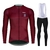 Conjunto de Ciclismo Manga Longa Respirável - Triathlon Esportes - Envio Seguro Para Todo Brasil
