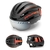 Capacete para Ciclismo com Luz Led Recarregável Via USB + 2 Lentes