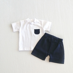 Short lino, polerita algodón