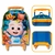 MOCHILA DE RODINHA COCOMELON XERYUS INFANTIL ESCOLAR XERYUS