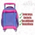 MOCHILA DE RODINHA LOL OMG INFANTIL ESCOLAR XERYUS ROSA - loja online