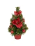 ARVORE DE NATAL MINI DECORADA 50CM VERMELHA