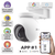 Camara PT/Wi-Fi/Con Bateria Recargable (Sin Cales)/2K Plus (4 Megapixel)/Compatible con Panel Solar CS-CMT-SOLARPANEL-E/Seguimiento Inteligente en internet
