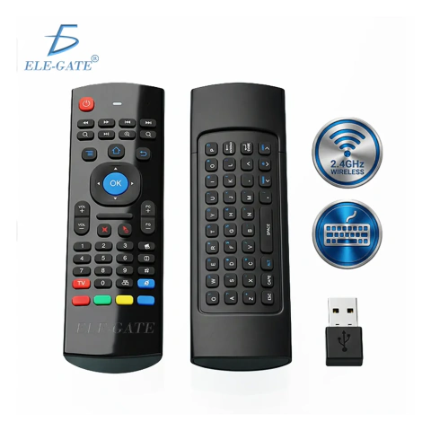 AIR MOUSE REMOTO CON MINI TECLADO INALÁMBRICO 2.4G MOUSE DE AIRE 3 EN 1