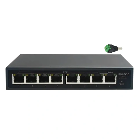 SWITCH POE WISP FULL GIGABIT 8 PTOS UBIQUITI MIKROTIK