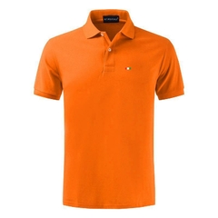 Camiseta polo respirável 100% algodão
